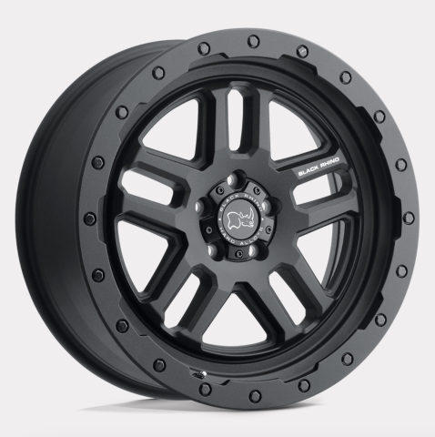 Barstow Mattschwarz 17x8 5x4.72
